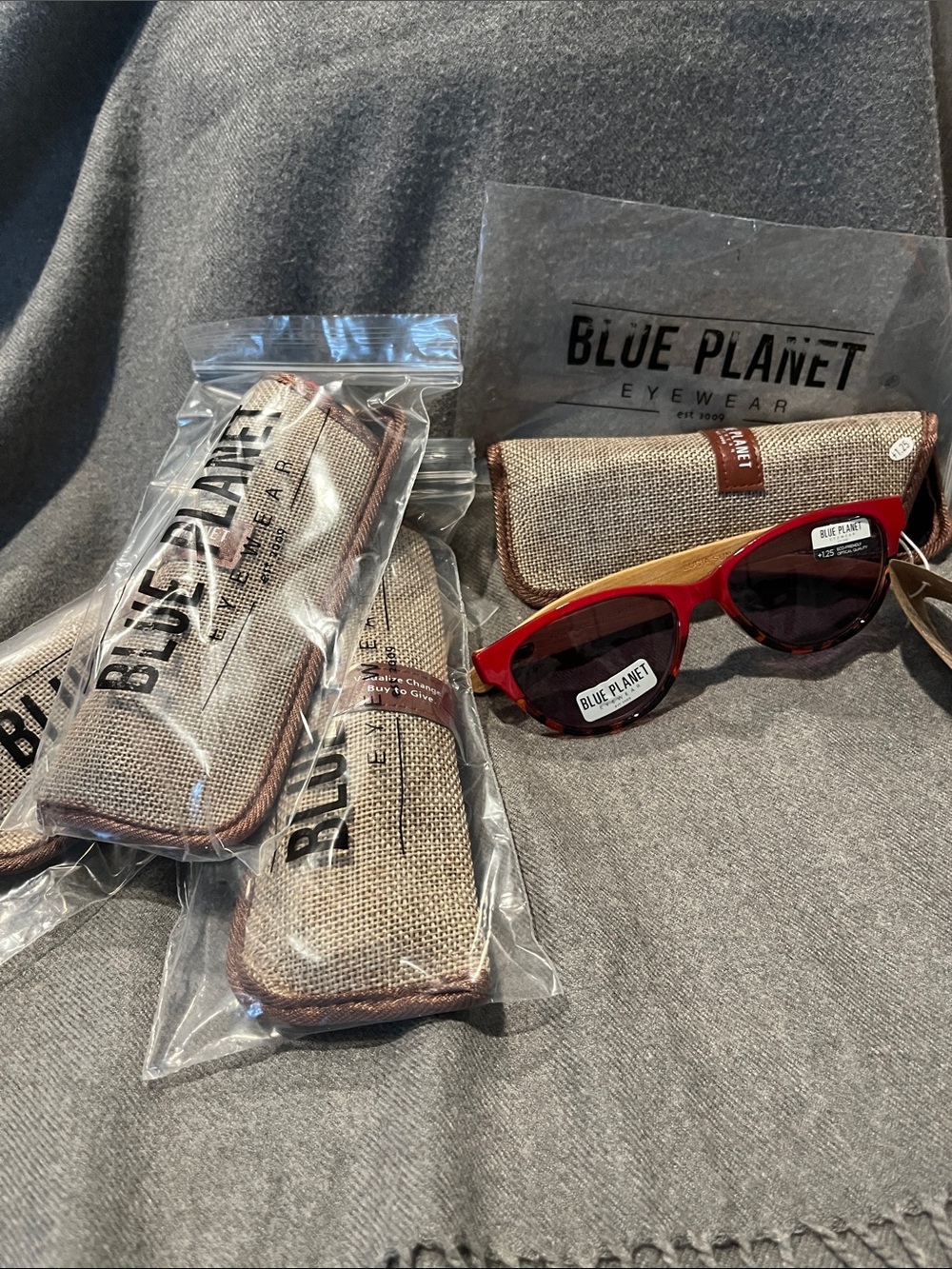 FOR @jblive Two pair Blue Planet Lucia Sun Readers +1.25-NWT - Picture 8 of 8